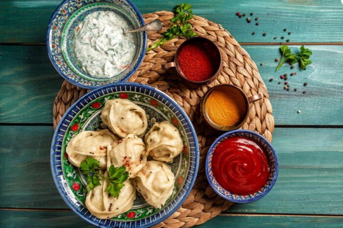 Манты по-бухарски — Шелковый вкус пустыни